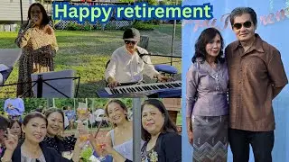 Van's retirement #party CT USA 2025 ງານກີນລ້ຽງພັກບໍານານຂອງເອື້ອຍວັນ #retirementcelebration