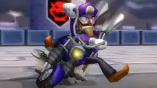 Mario Kart Wii Leaf Cup 50cc - Waluigi
