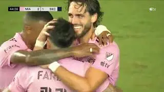 Messi effect and Busquets High IQ - Inter Miami vs sporting kc 3 - 2 All Goals and Highlights