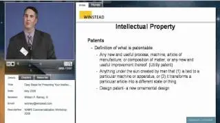 Commercialization of Scientific Inventions: Protecting Intellectual Property