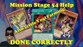 Yu-Gi-Oh Duel Links - How To Complete Mission Stage 54's Effect Damage Objective! And Farm Yugi!