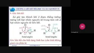 CHƯƠNG 2 - LIÊN KẾT HÓA HỌC & CẤU TẠO PHÂN TỬ