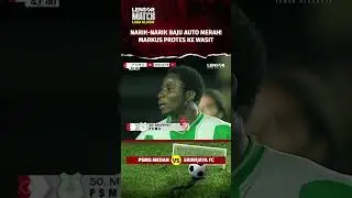 PEMAIN PSMS INI KENA KARTU MERAH KARENA NARIK BAJU! #shorts
