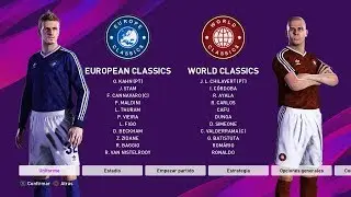 Equipos Cl&aacute;sicos eFootball PES 2020