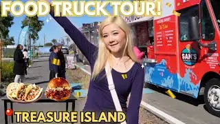 TREASURE ISLAND FOOD TRUCK FESTIVAL 🌅 Bay Area Weekend Vibes + Must-Try Eats Tour!