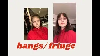 how i got my bangs rus vlog// теперь у меня чёлка