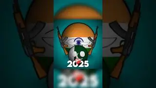 India & Pakistan Ranking of 2005 and 2025 💀 [ #india #countryballs #history #pakistan #shorts ]