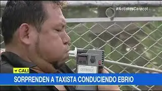 La curiosa forma como un taxista en Cali enfrent&oacute; la sanci&oacute;n por conducir ebrio