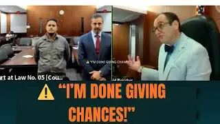 Repeat DWI Offender Gets Reality Check From Furious Judge!
