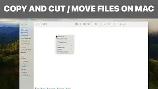 How to Copy and Move / Cut Files on Mac (Tutorial)