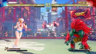 SFV Fatal Cutie Lucia mod vs Blanka