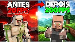 COMO RODAR MINECRAFT EM PC FRACO em 2025! ( Como Aumentar o FPS do Minecraft )