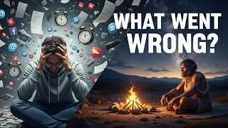 Modern Stress vs. Ancient Peace: Life 40,000 Years Ago | Boring history for Sleep