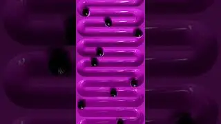 Hypnotic Ball Maze Loop | Satisfying 3D Motion 💥 #3danimation #motiongraphics #oddlysatisfying