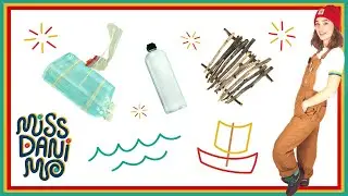 DIY Toy Boats | Recycled Materials Craft for Kids | Miss Dani Mo