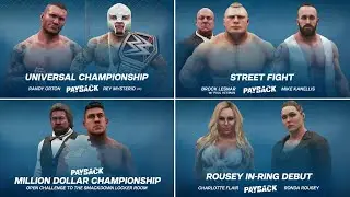 Payback Full Match Card | SmackDown | WWE 2K Universe Mode | Delzinski