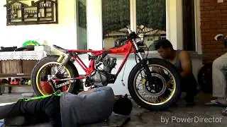 Honda CG 125 Cafe Racer by Son & Dad CustomsHD