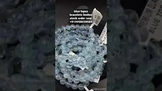 Blue Topaz Bracelet | Healwithsandeep
