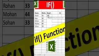 Most Important Shortcut Keys of MS Excel | Excel Shortcuts | Add Border | if function in excel |