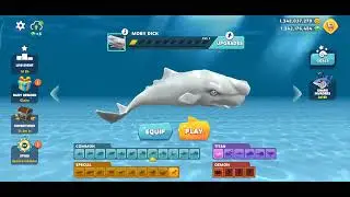GREAT WHITE SHARK max level in Hungry Shark Evolution #shark 