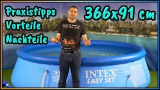 Intex Quick Up Pool 366&times;91 cm im Test 🏊&zwj;♂️- F&uuml;r wen ist dieser Pool geeignet?