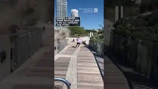 Miami Beach huge wave stuns bystanders, injuring several