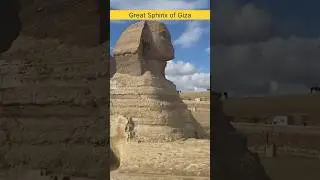 Great Sphinx of Giza #giza #greatsphinx #pyramid #mysterious #historyfacts #pherone #egypt #facts