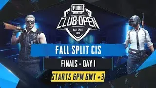 [RU] PMCO CIS Finals Day 1 | PUBG MOBILE CLUB OPEN 2020