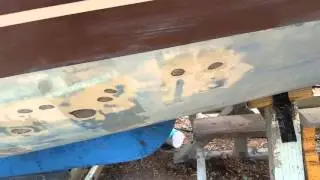 Repairing Boat Blisters Catalina 25 pt 1