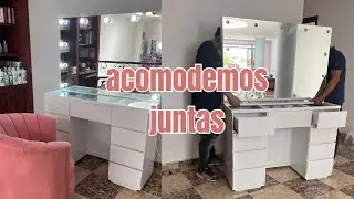 Me compré mi primer vanity (Unboxing y acomodación) - lauralau19