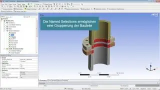 Verwendung von Named Selections in ANSYS Workbench&trade; v14.5