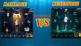 RUNESTONE HYPERBOOK / FREE FIRE NEW HYPERBOOK / RUNESTONE HYPERBOOK V/S RAMPAGE HYPERBOOK