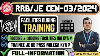 🔥RRB JE Training Facilities✅ | Hostel,Messl & Pass milega? #rrbje #rrb #railway 