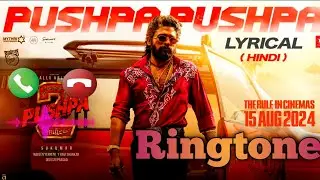 PUSHPA PUSHPA (Telugu Lyrical) Pushpa 2 The Rule | Allu Arjun | Ringtone | Rashmika | Fahadh F | DSP