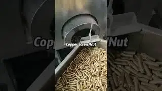 Ultrasonic Barrel Cleaning Line for Brass Components & Brass Screw/Nut