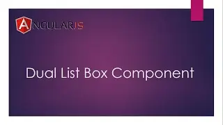 Dual List Box Component