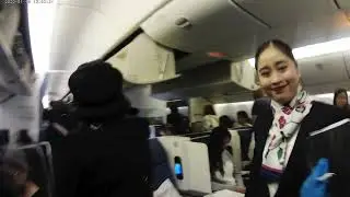 PHILIPPINE AIRLINES  -RED EYE FLIGHT TO MANILA