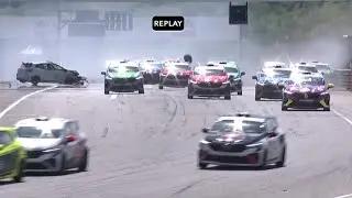 Clio Cup Series 2025 | Dijon Race 2 | Big multiple Car Crash