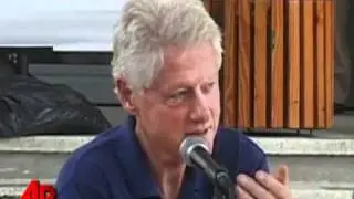 Raw Video: Bill Clinton Lobbies for Haiti Aid