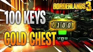 Spending 100 Golden Keys On Gold Chest In Sanctuary | Borderlands 3
