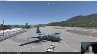 Captain Sim C-130H tutorial in Greek