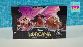 Disney Lorcana Rise Of The Floodborn Trading Card Game Booster Box Unboxing