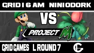 GRID | 6AM (Luigi) VS Nin10d0rk (Ivysaur) | Grid Project M Weekly 47 | Losers Round 7