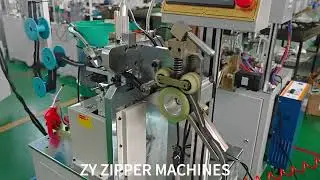 Improved - ZY-704M-D Metal H bottom stop zipper machine