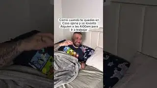 Cuando te quedas en casa ajena y alguien se levanta a las 4am #reels #humor #sarcas #comedia #reels