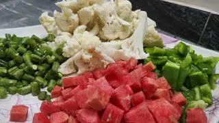 thandi me milne vali sabzi is trike se bnayge to bache bhi khush ho kr khayege#recipe #mixveg#viral
