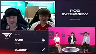Interview with Oner, Clozer | NS vs. T1 H/L 02.25 | 2021 LCK Spring Split