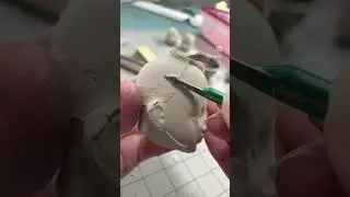 Raw porcelain dolls in process #asmr #art #satisfying #moldmaking #molds #artist #porcelain