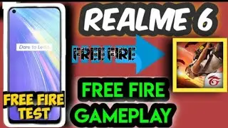 Free fire gameplay in realme 6 / Extreme battery drain test With high graphics / # TwosideArmy