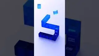 STEEMIT Logo (Block Satisfying 3D animations) #steem #coin #agong3d #blender3d